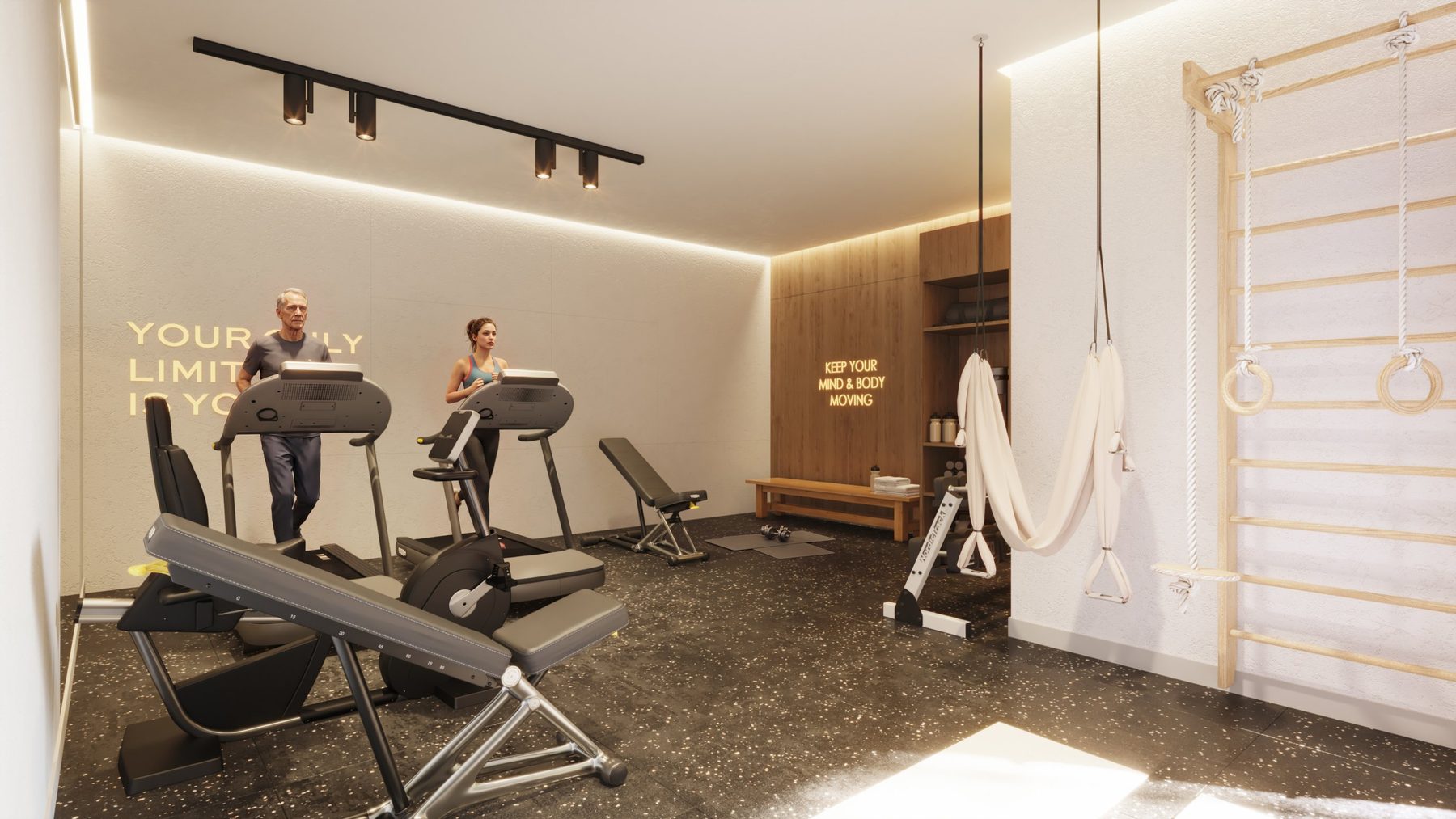 Gimnasio Equipado — Silver Living Villa Morra