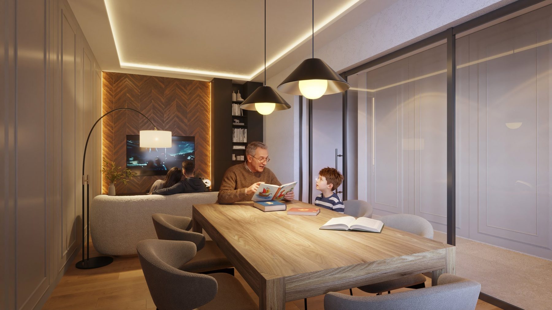 Sala de Lectura — Silver Living Villa Morra